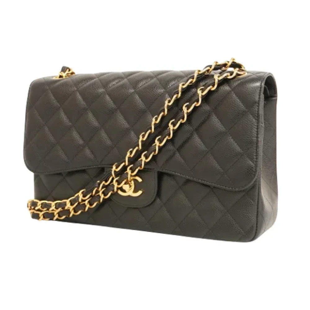 Chanel Vintage Pre-owned Leather chanel-bags Black Dames
