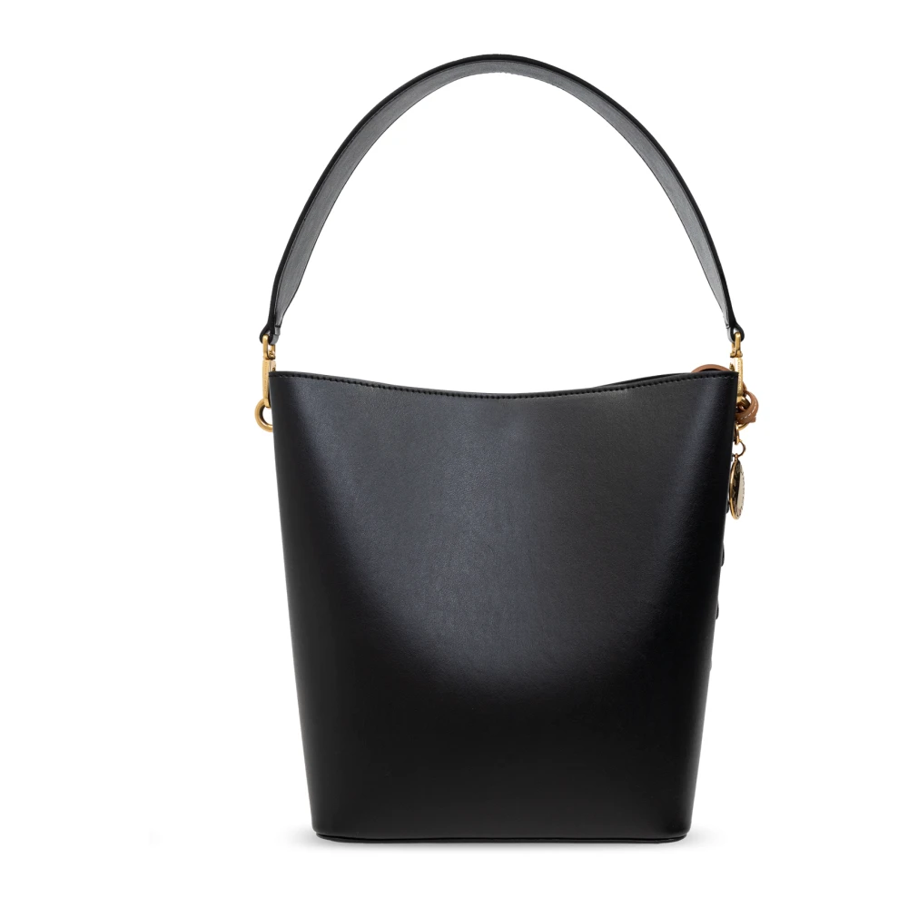 Stella Mccartney Frayme Bucket Tas Black Dames