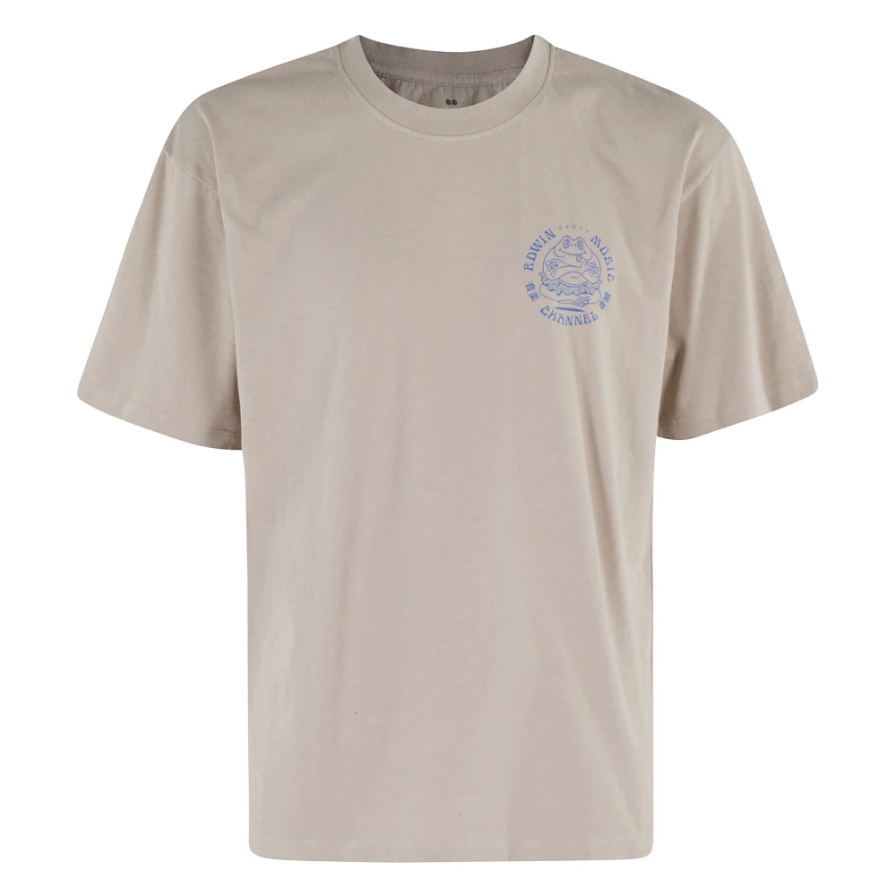 Edwin - Tops > T-Shirts - Green - Edwin - Modalova
