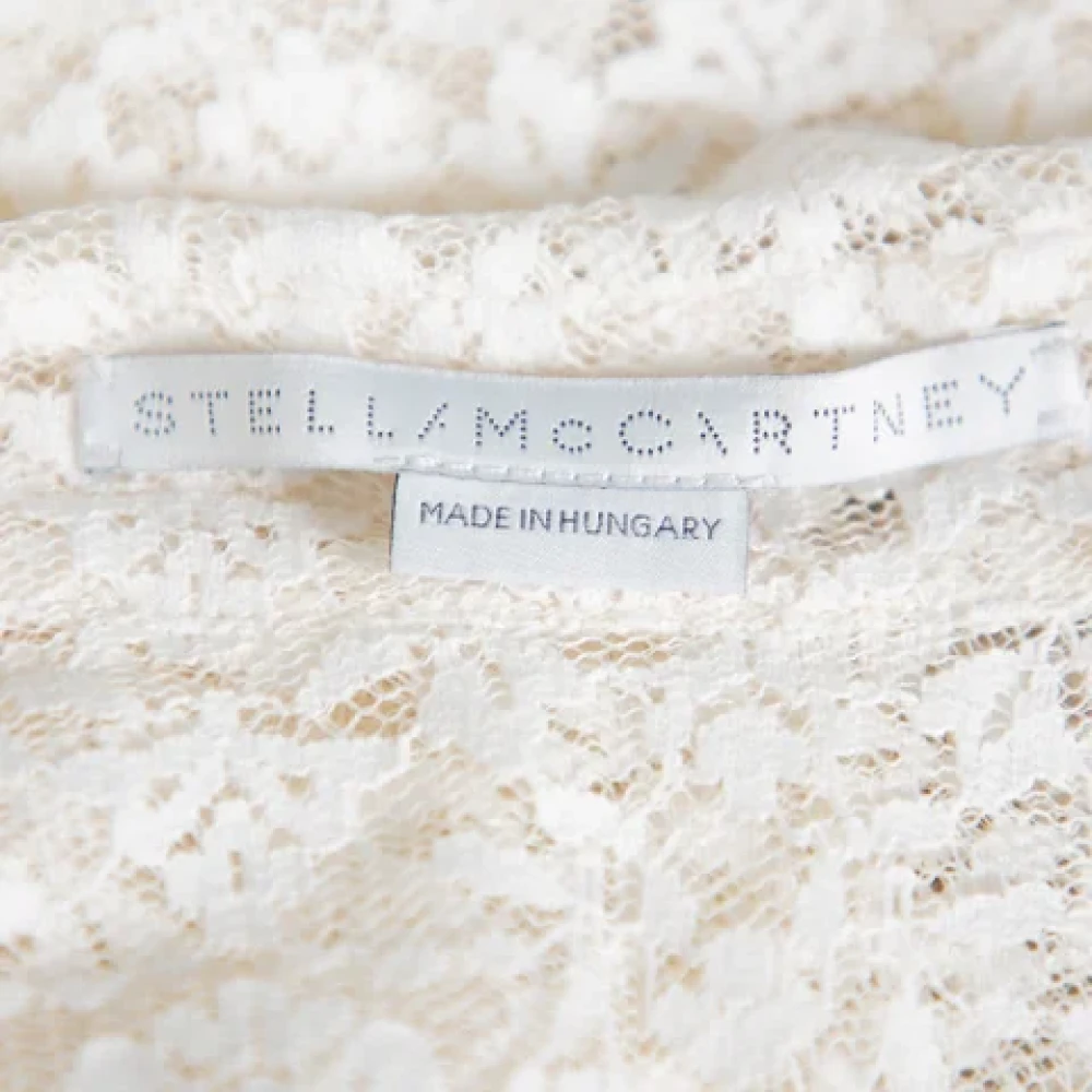 Stella McCartney Pre-owned Lace tops Beige Dames