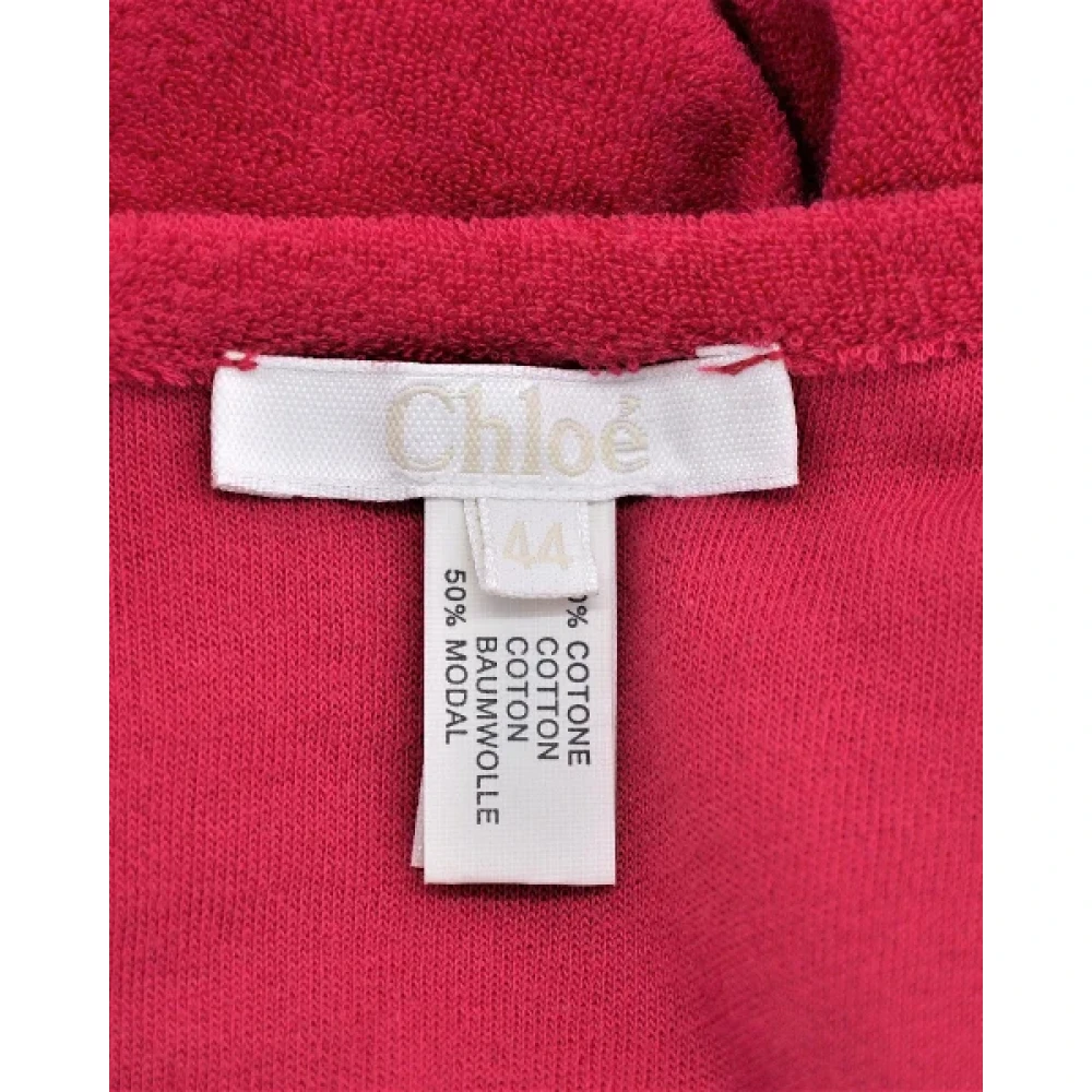 Chloé Pre-owned Cotton tops Pink Dames