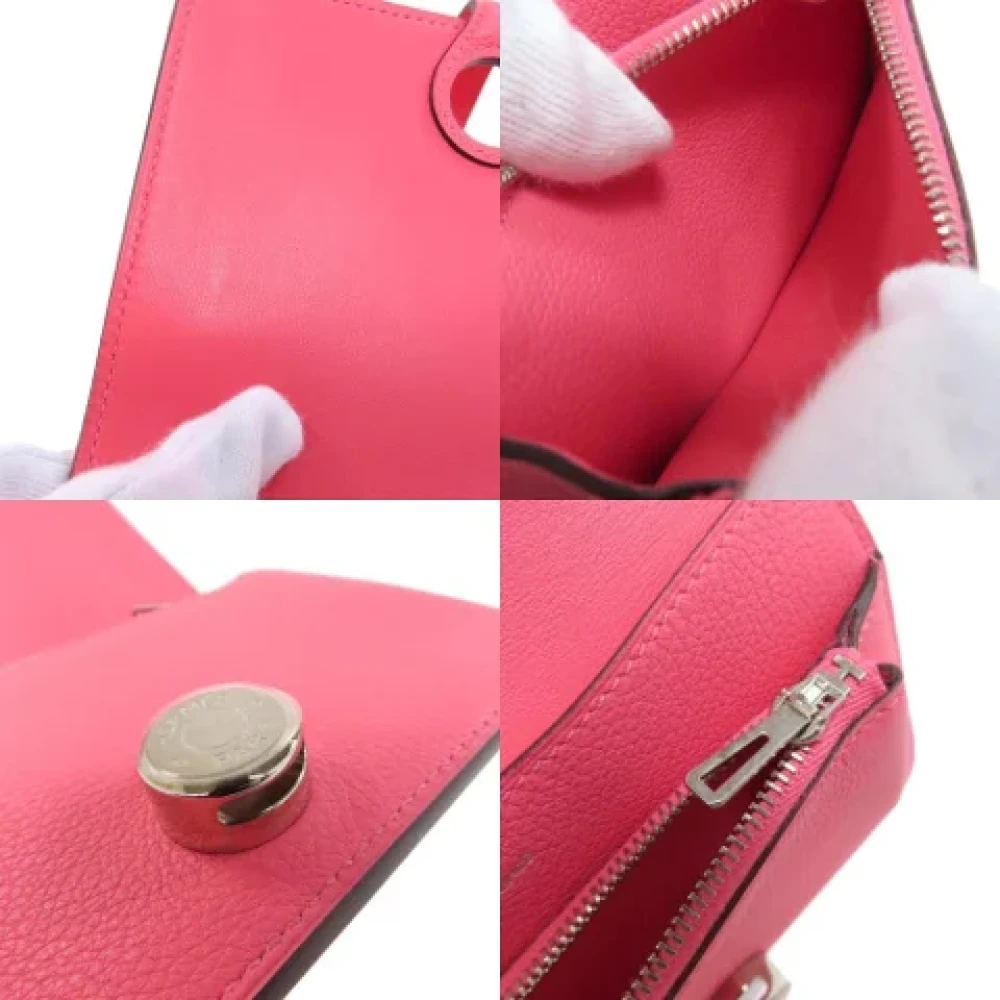 Hermès Vintage Pre-owned Fabric wallets Pink Dames