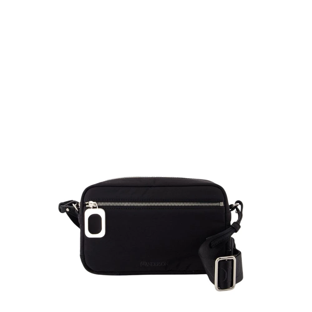 JW Anderson Vadderad Läder Kameraväska - Svart Black, Unisex