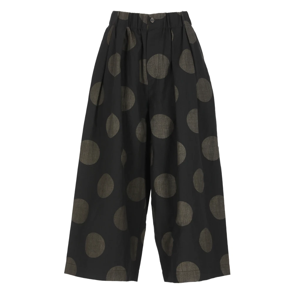 UMA Wang Zwarte Polka Dot Palazzo Broek Black Dames