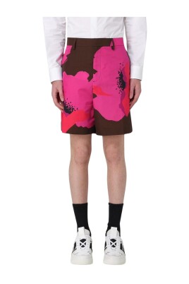multicolor-floral-print-cotton-shorts