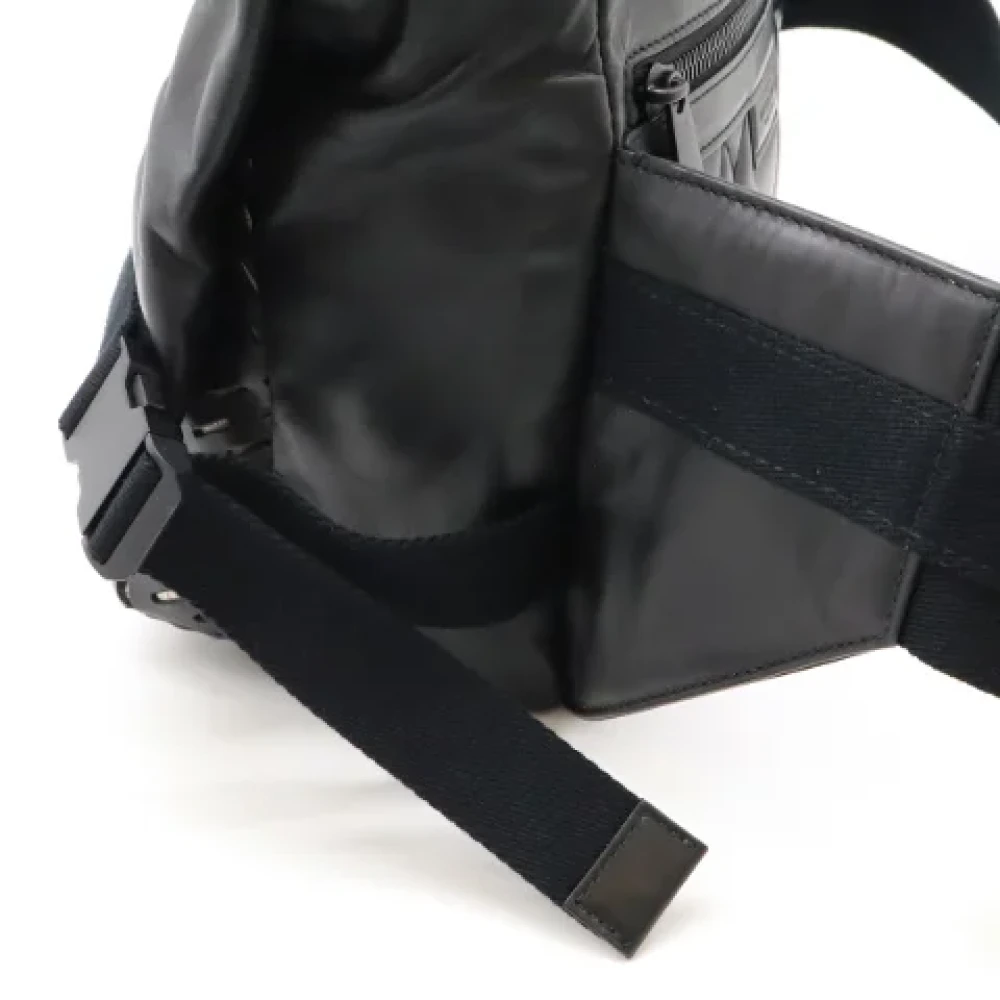 Bottega Veneta Vintage Pre-owned Leather shoulder-bags Black Heren