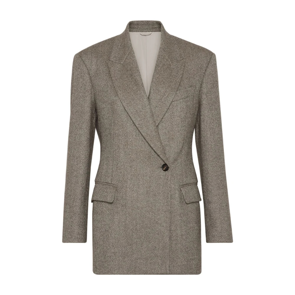 Jackets > Blazers - - Brunello Cucinelli - Modalova