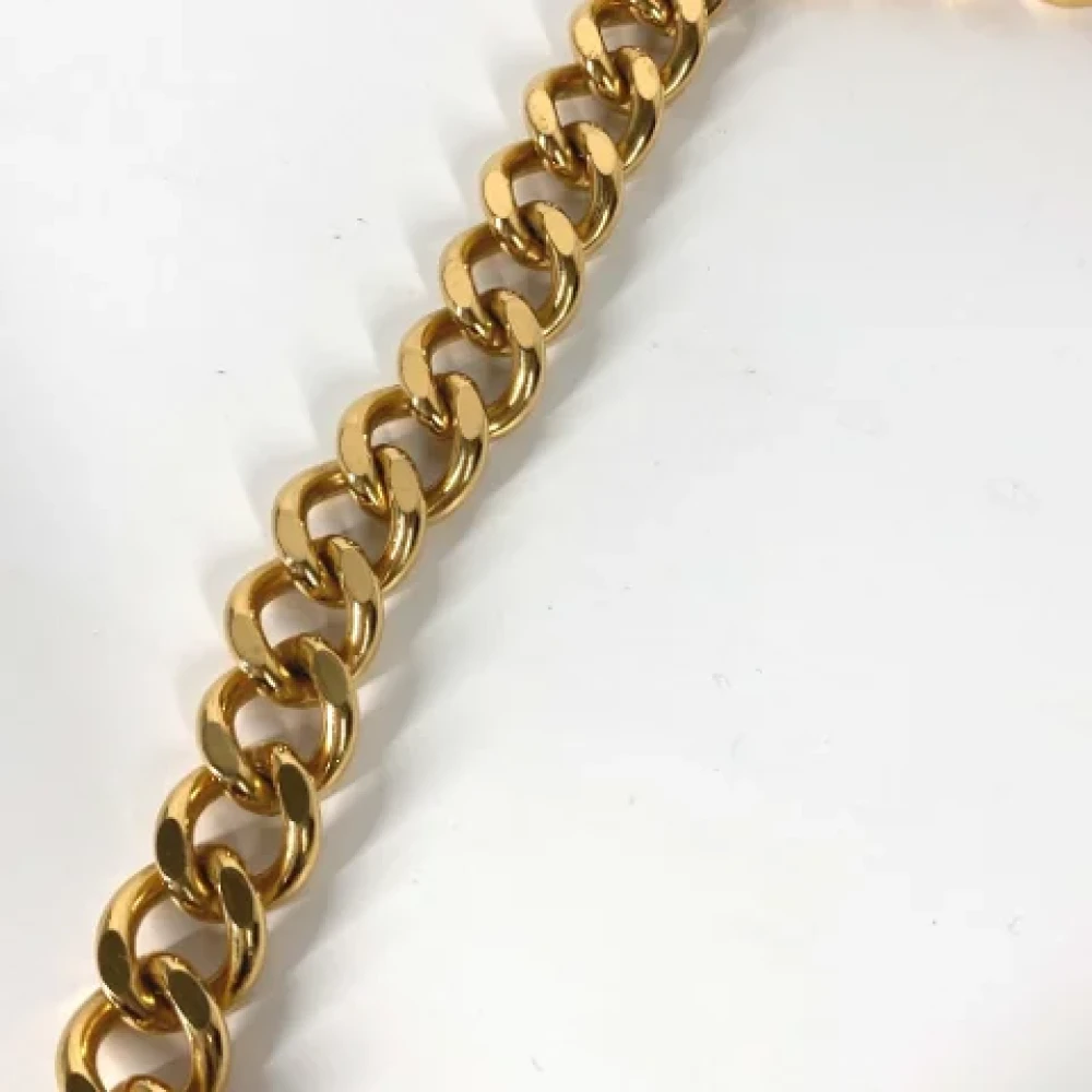 Chanel Vintage Pre-owned Metal belts Yellow Dames