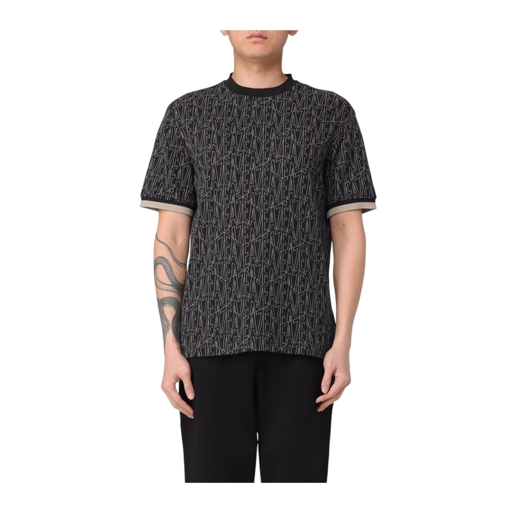 Emporio Armani Men's Black T-Shirts, 2XL, T-Shirt