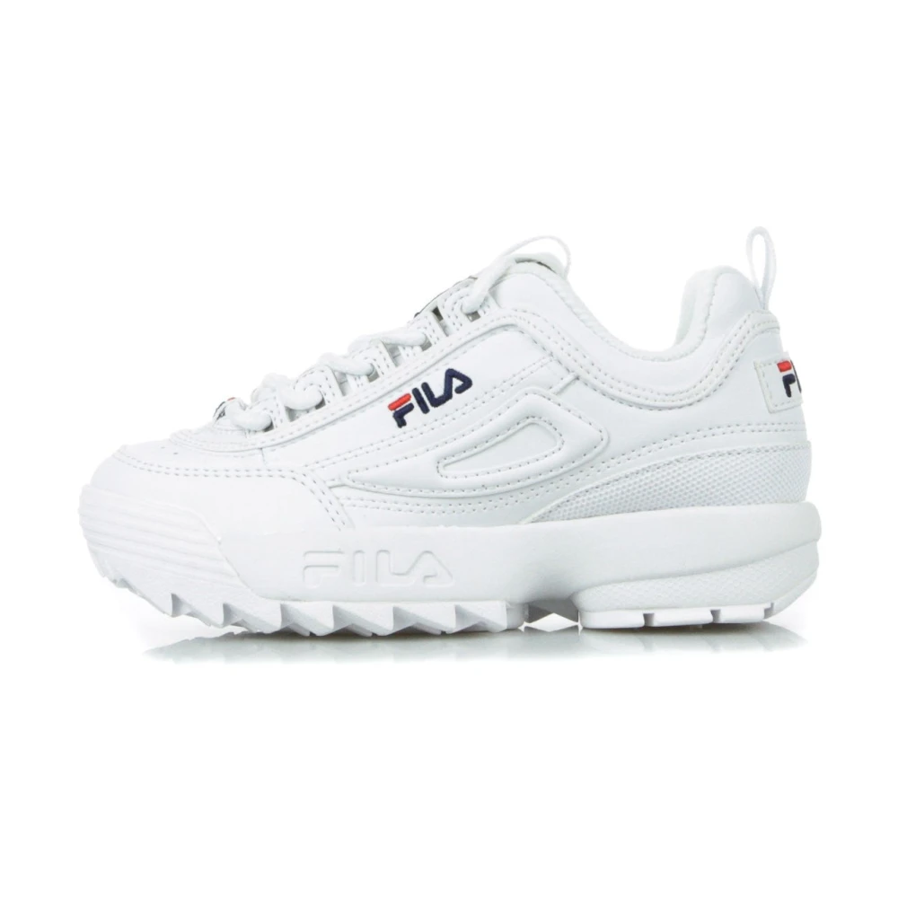 Fila Boys White Kids Sneakers, 29 Eu, Kids Low Sneaker