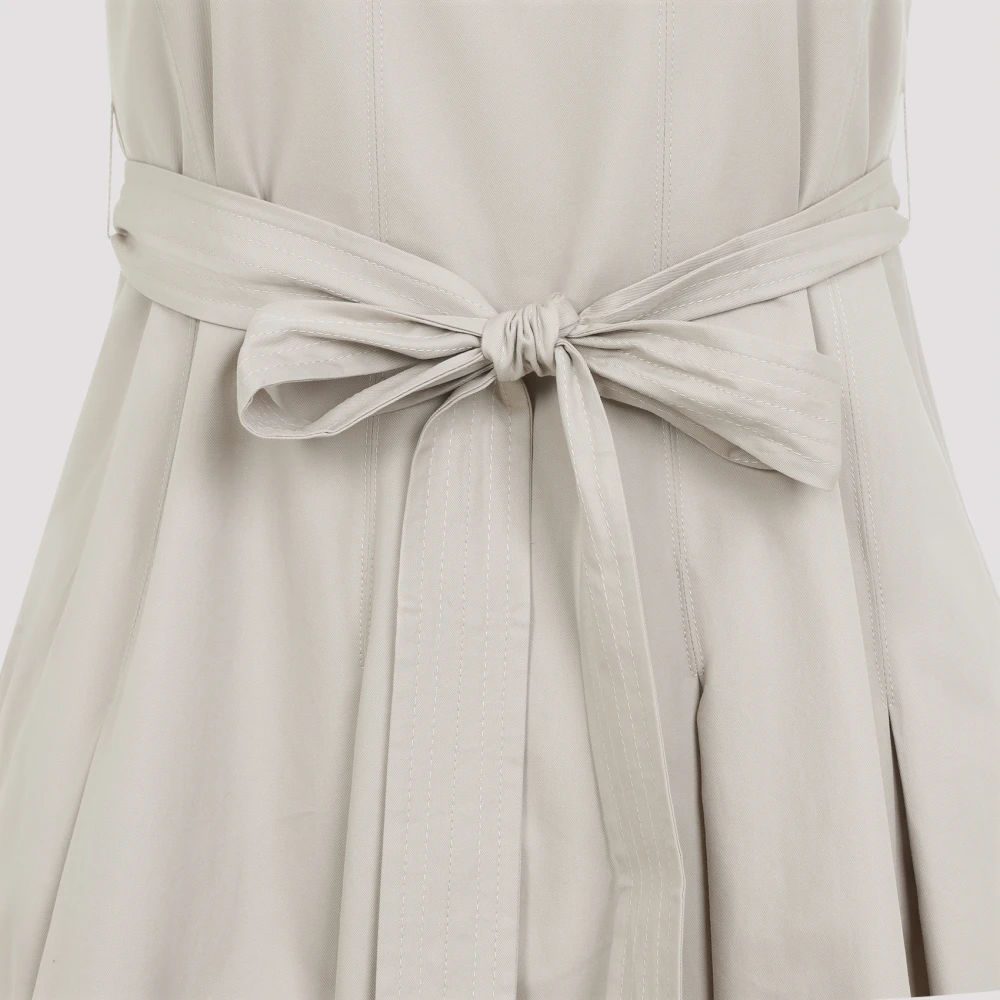 Max Mara Elegante Nude & Neutrals Jurk Gray Dames