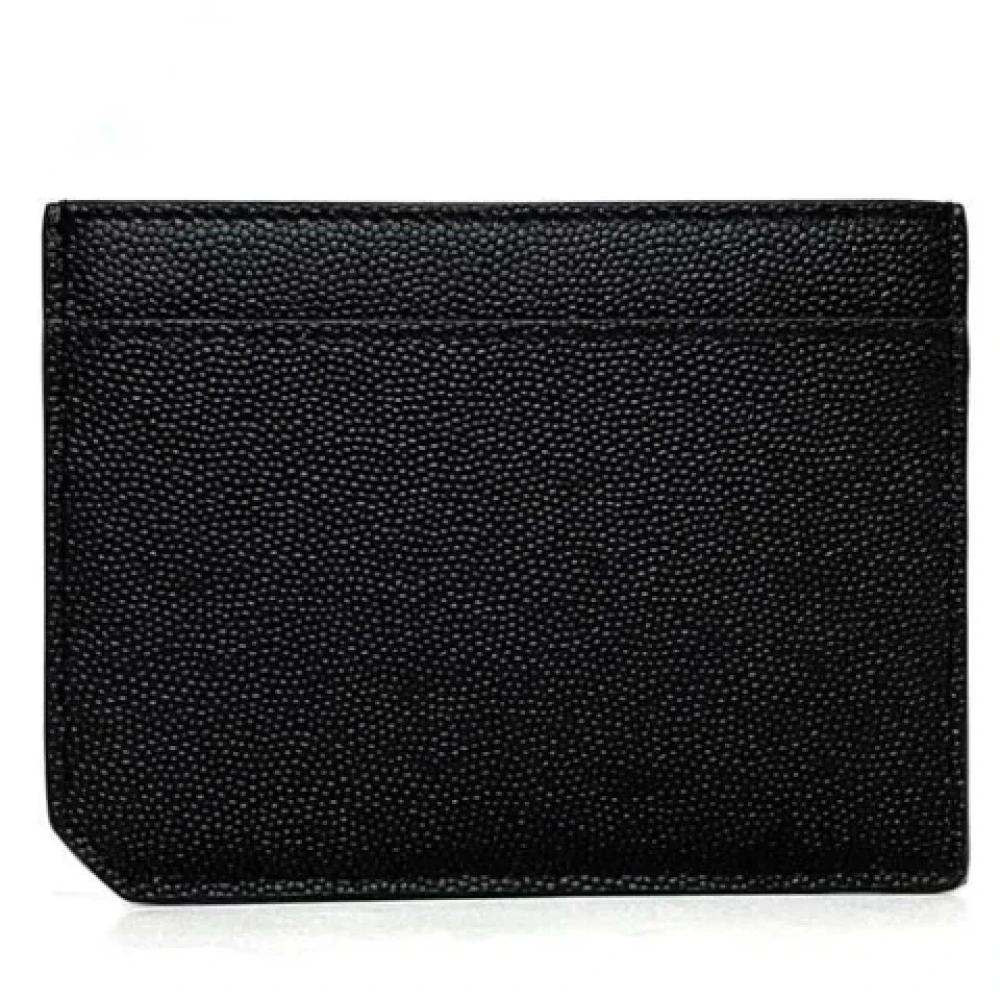 Yves Saint Laurent Vintage Pre-owned Leather home-office Black Dames