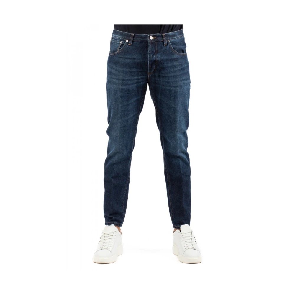 Dondup Brighton Carrot Fit Jeans in Blauw Blue Heren