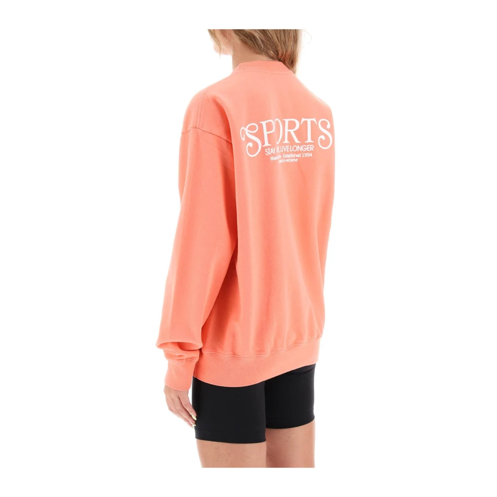 Sporty & Rich Hoodie Sweatshirt Pink Dames