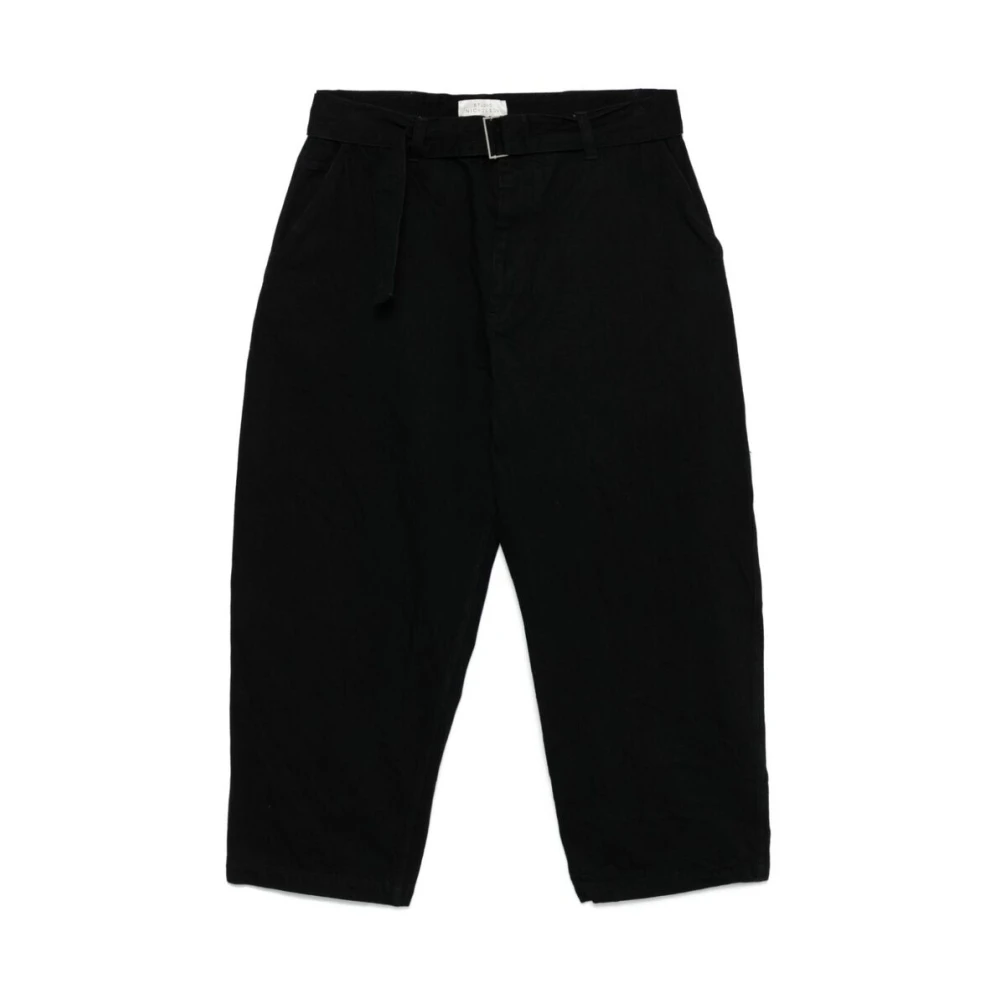 Studio Nicholson Zwarte Denim Wide Leg Jeans Black Heren