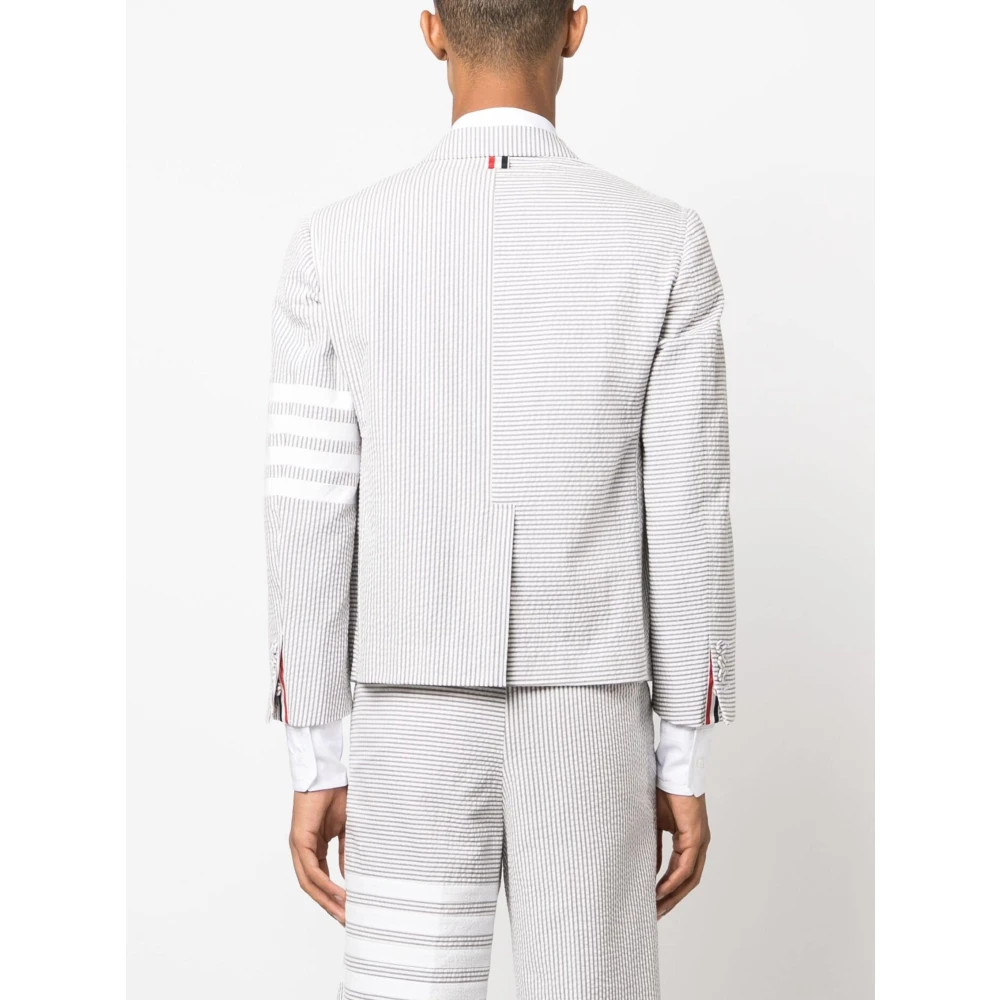 Thom Browne Klassieke Sportjas voor Mannen Gray Heren