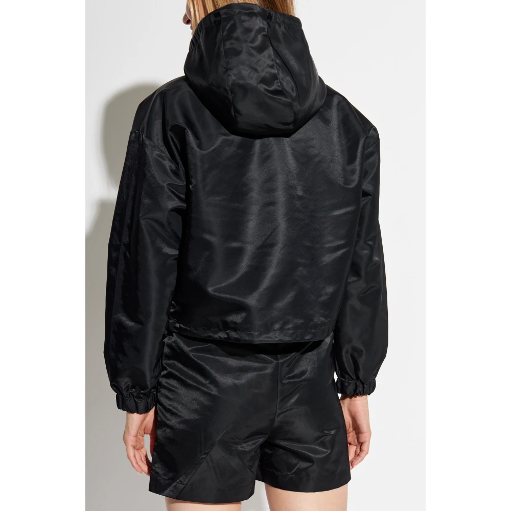 Sporty & Rich Jas met logo Black Unisex