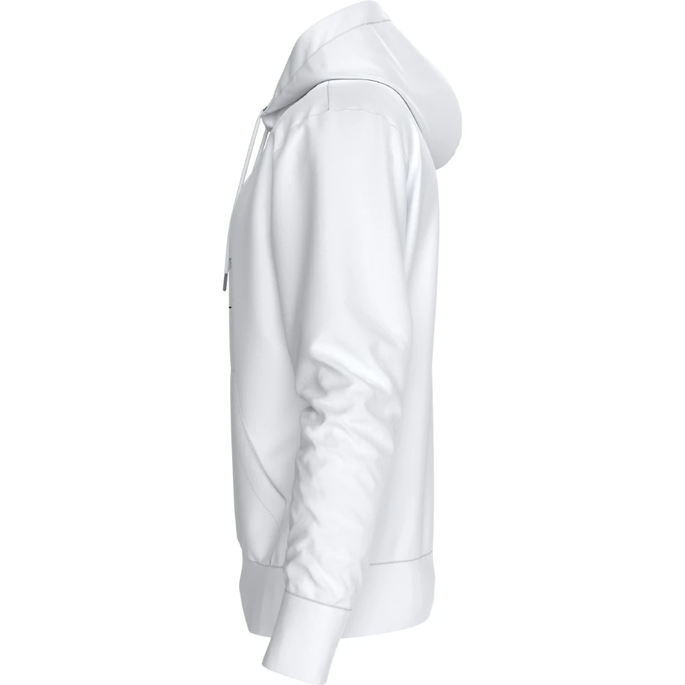 Calvin Klein Witte Gebreide Hoodie White Heren