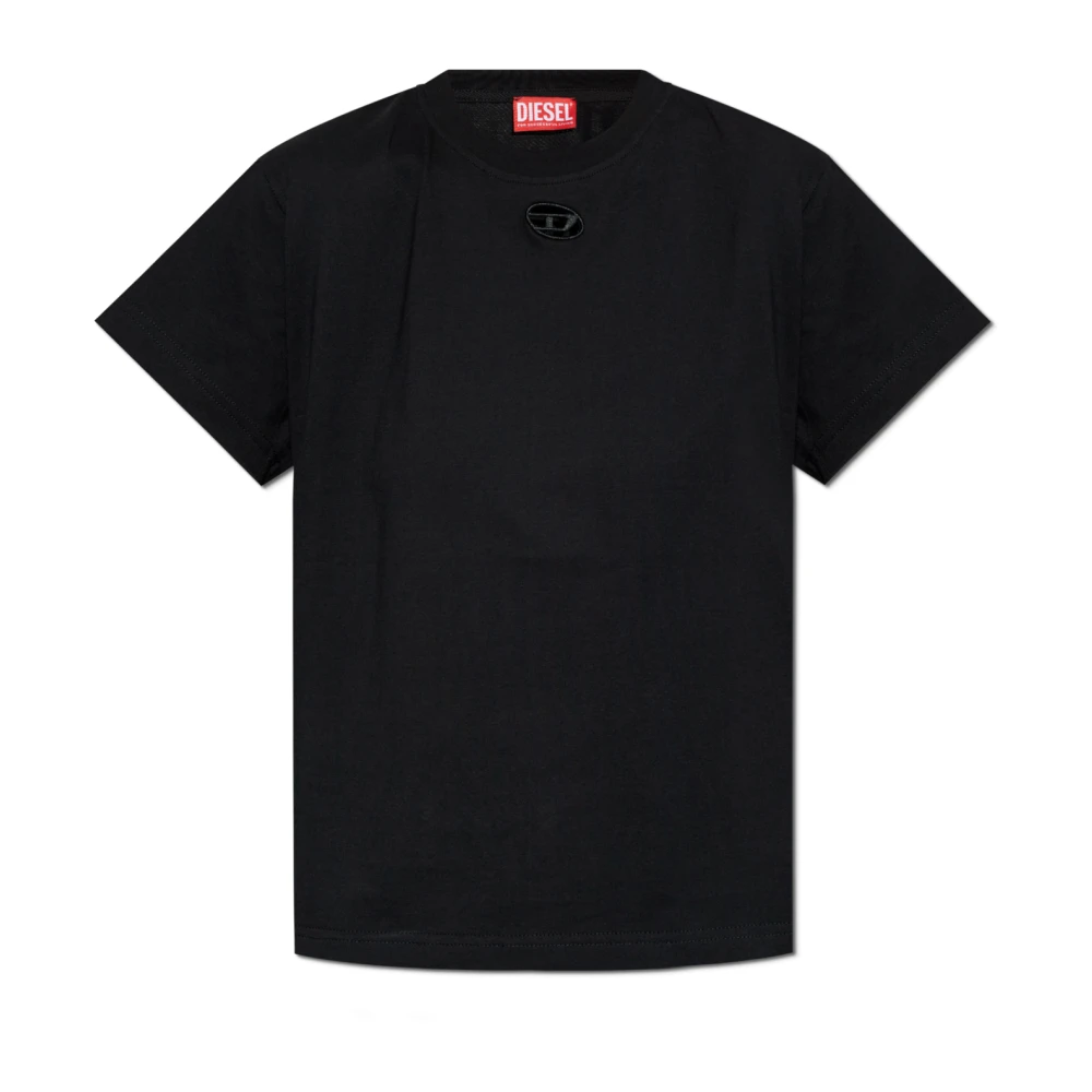 Diesel T-shirt T-Marey Black Dames