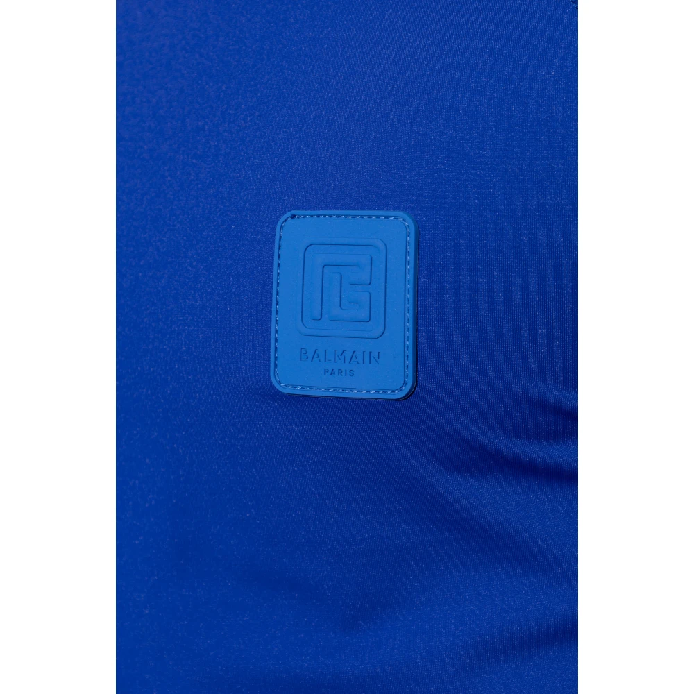 Balmain Swim T-shirt Blue Heren