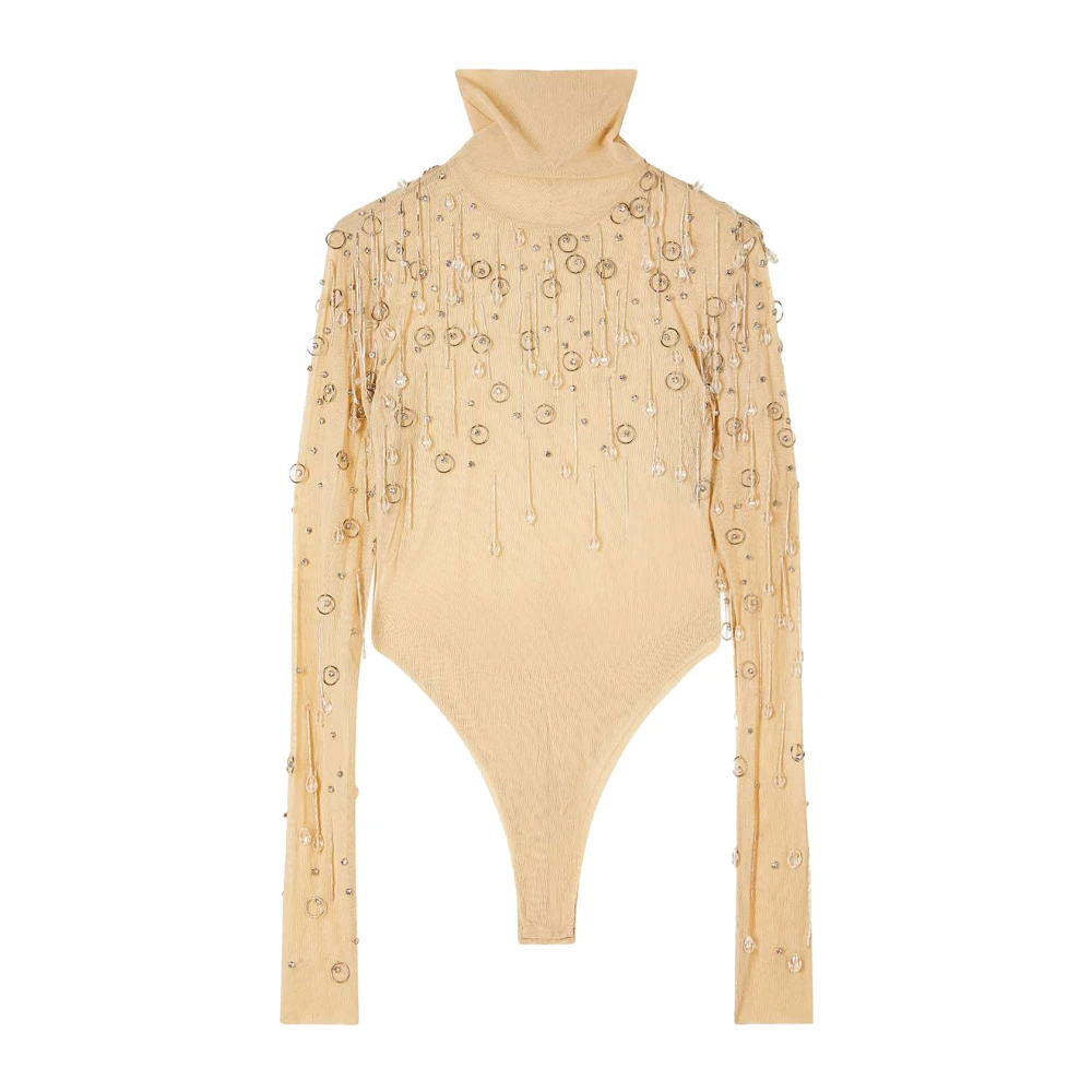 Patrizia Pepe Vrouw Beige Maglia Body