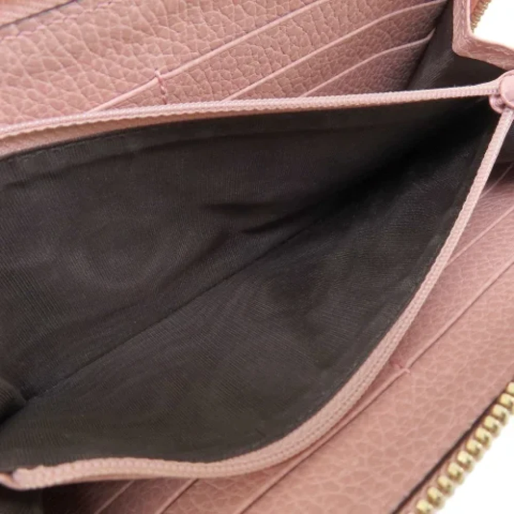 Gucci Vintage Pre-owned Leather wallets Pink Dames