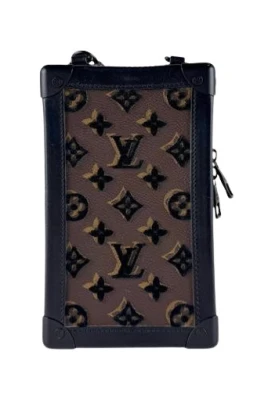 Pre-owned Vertical Soft Trunk Shoulder Bag