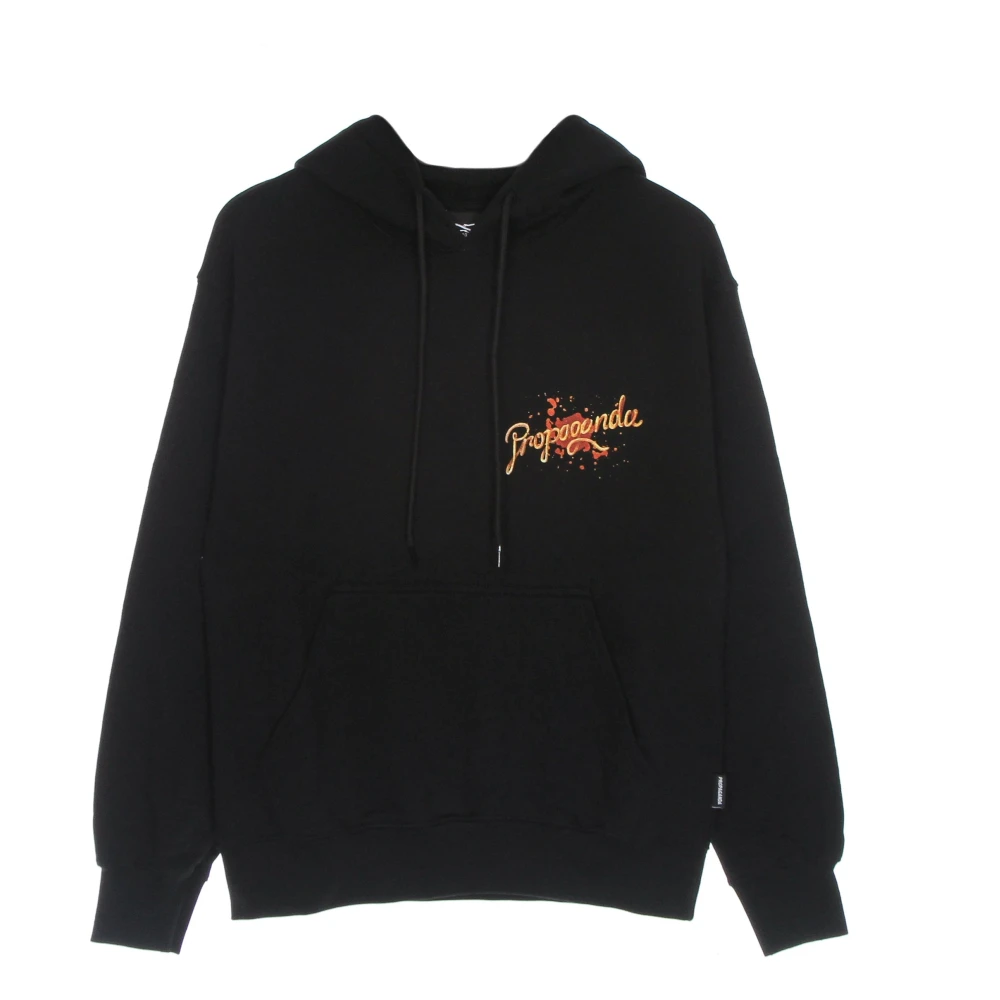 Propaganda Zwarte Lichtgewicht Hoodie Black Heren