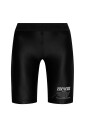 black-logo-print-elastic-waistband-shorts