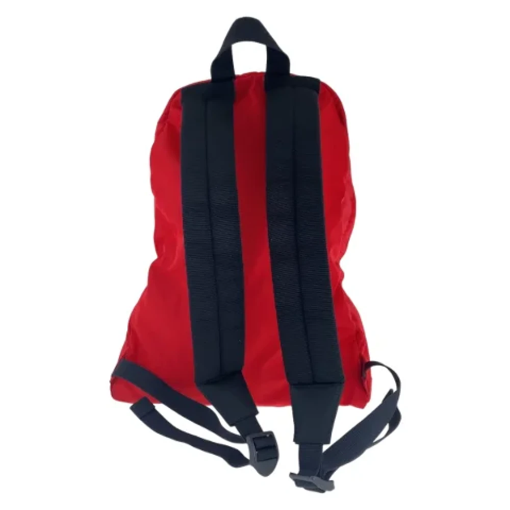 Balenciaga Vintage Pre-owned Canvas backpacks Red Dames