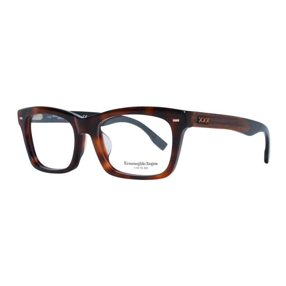 Ermenegildo Zegna Hout & Hoorn Trapezium Optische Monturen Brown Heren