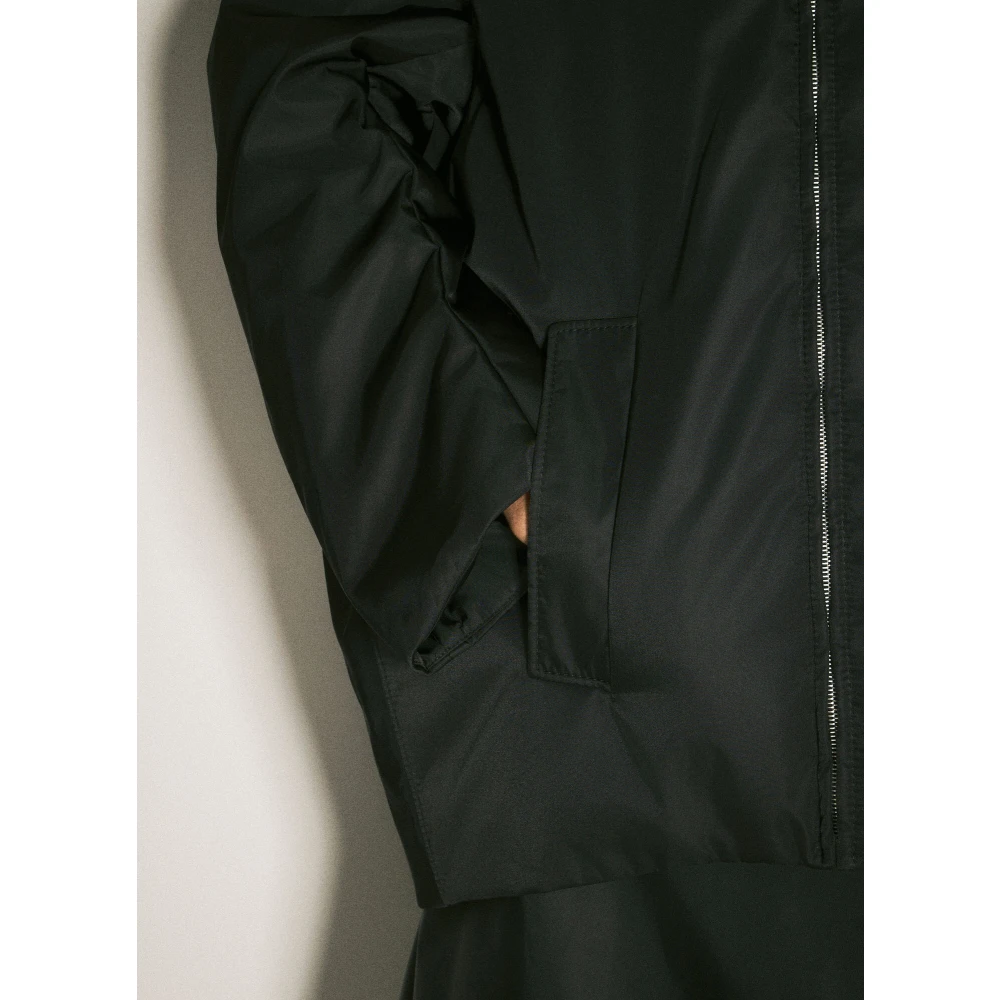 Marni Waterafstotende Twill Parka Jas Black Dames