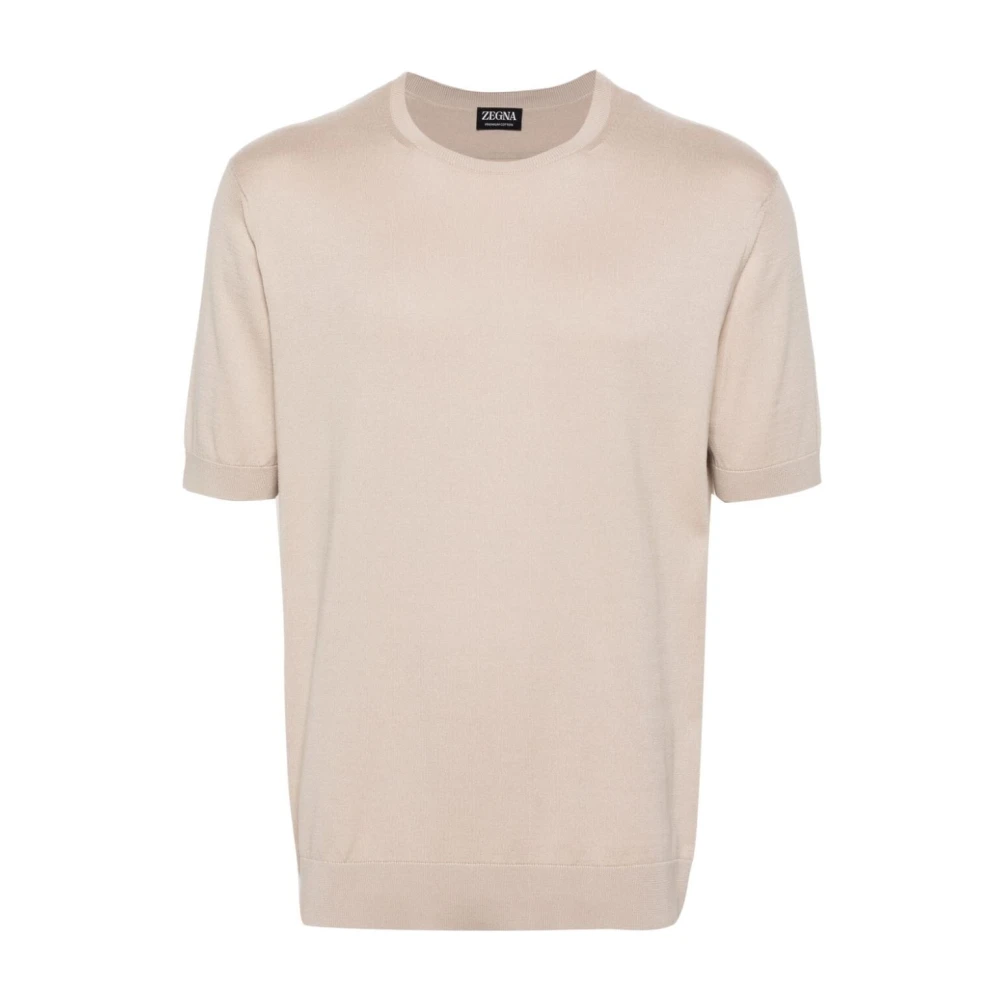 Ermenegildo Zegna Stijlvol N03 Maglia Shirt Beige Heren