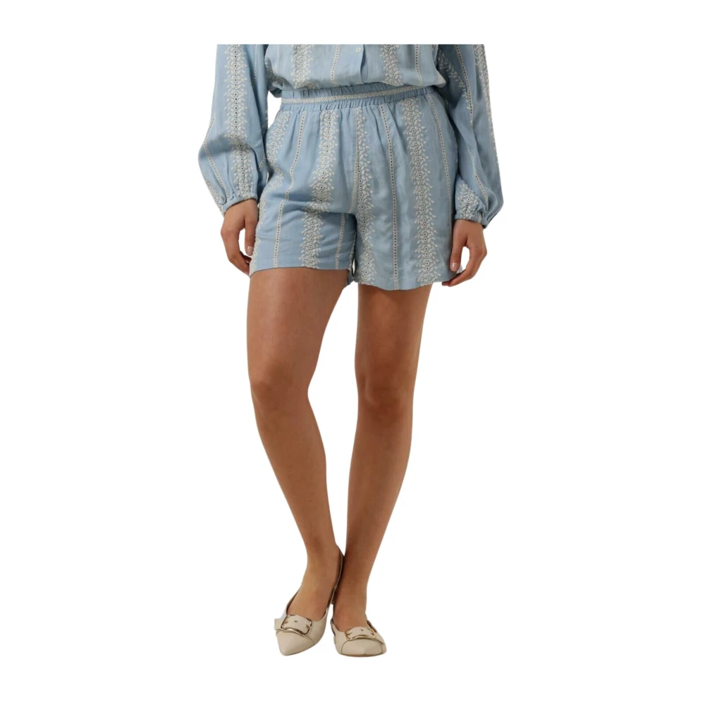 Moscow Blauwe Trendy Shorts voor de Zomer Blue Dames