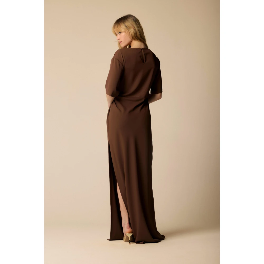 Kocca Elegante Avondjurken Collectie Brown Dames