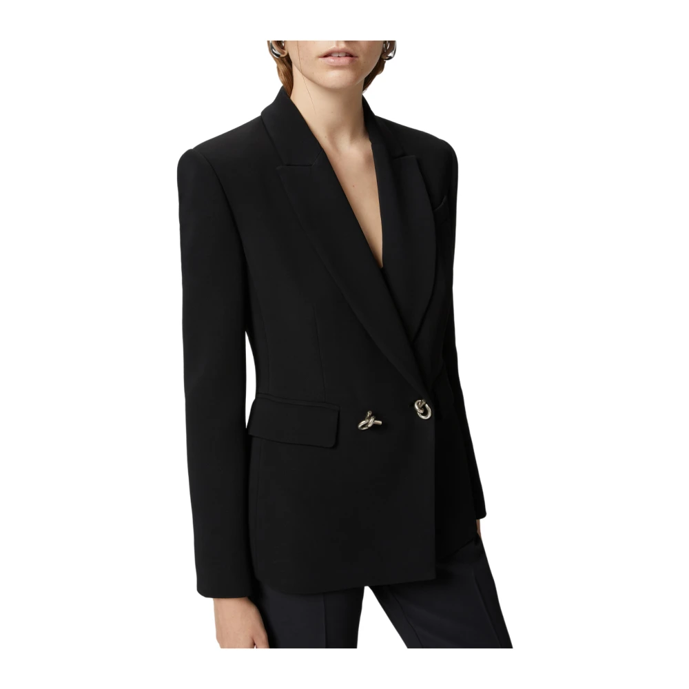 pinko Grenoble Technische Cady Jas in Zwart Black Dames