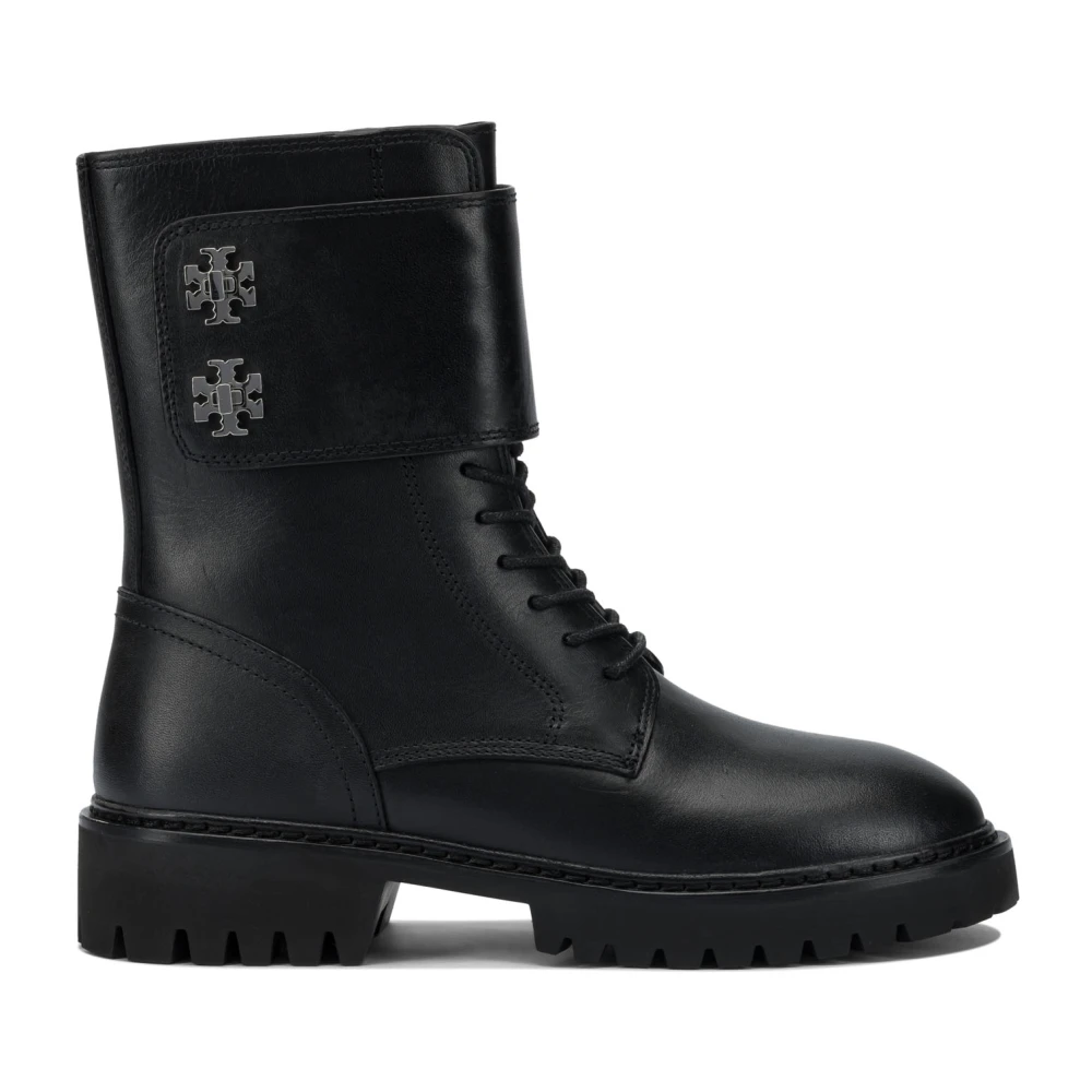 Tory Burch Donna Nero - Turnlock Lug Boot - Shoes - 39 Eu - Immagine 3
