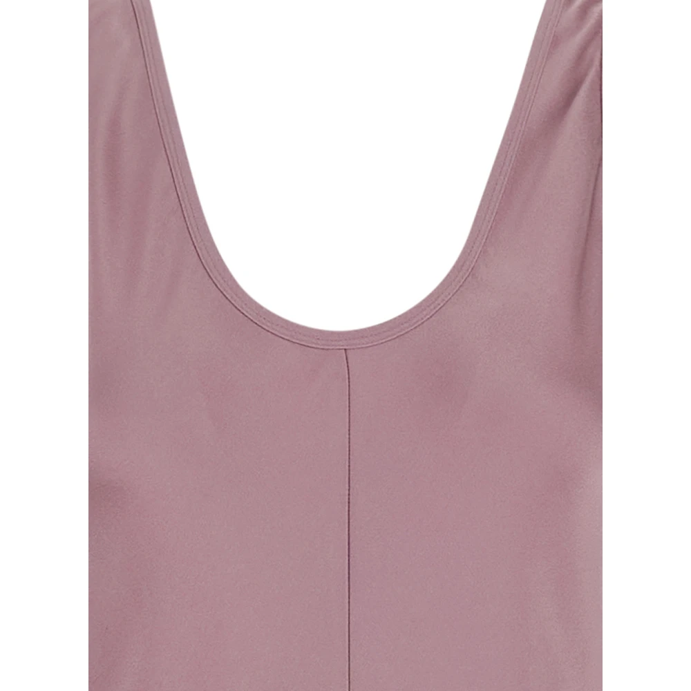 Forte Satin Ballerina Jurk Purple Dames