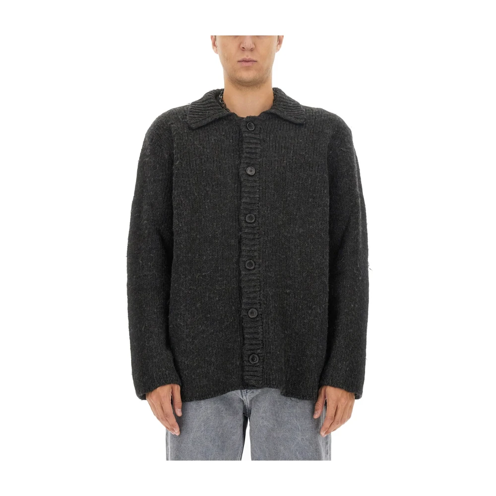 Our Legacy Wollen Vest Regular Fit Gemaakt in Portugal Black Heren