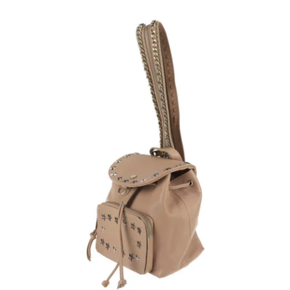 Jimmy Choo Pre-owned Fabric shoulder-bags Brown Dames