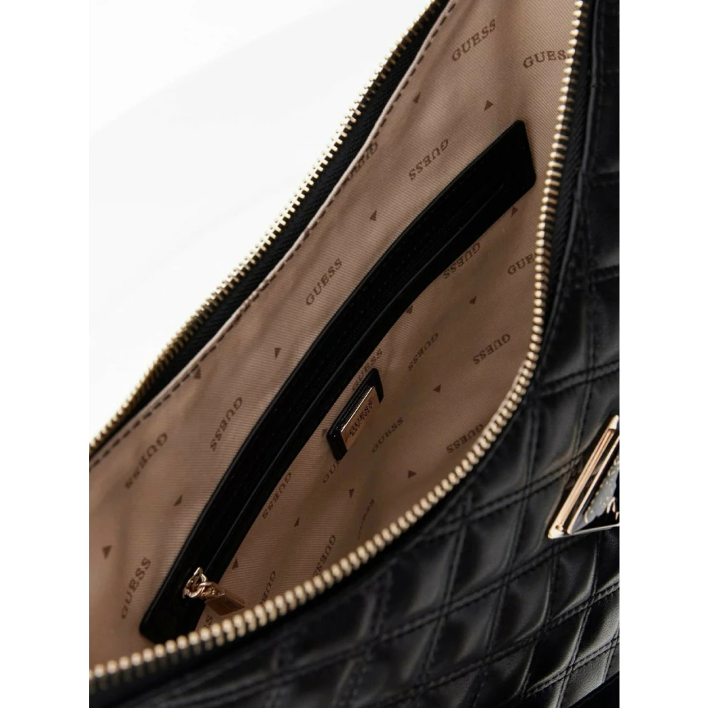 Guess Zwarte Hobo Tas Black Dames