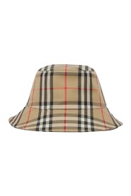 Vintage Check Teknisk Bomullsbucket Hat