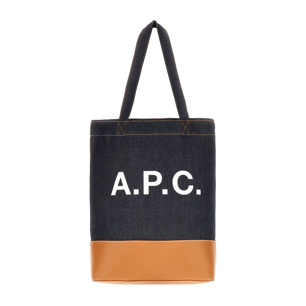 A.p.c. Women's Blue Shopping Bags, One Size, Shoulder Bags