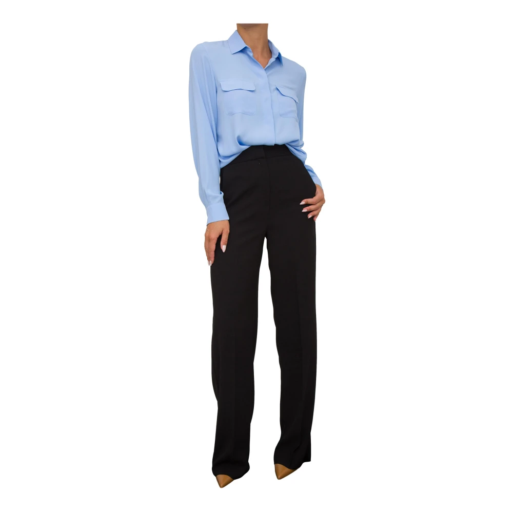 Marella Blauw Overhemd Stijlvol Ontwerp Blue Dames