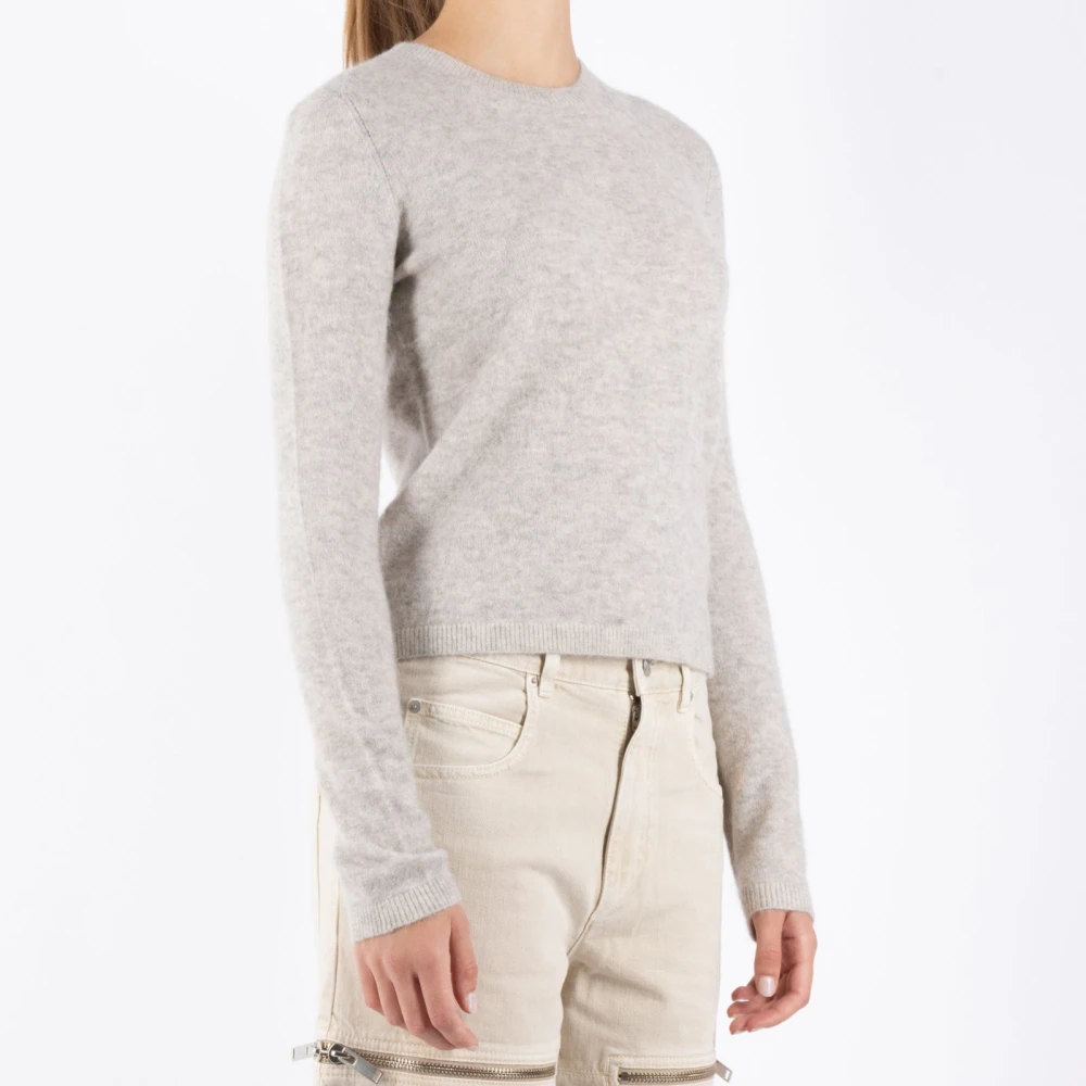 Isabel Marant Étoile Beige Gebreide Trui Pullover Obira Beige Dames