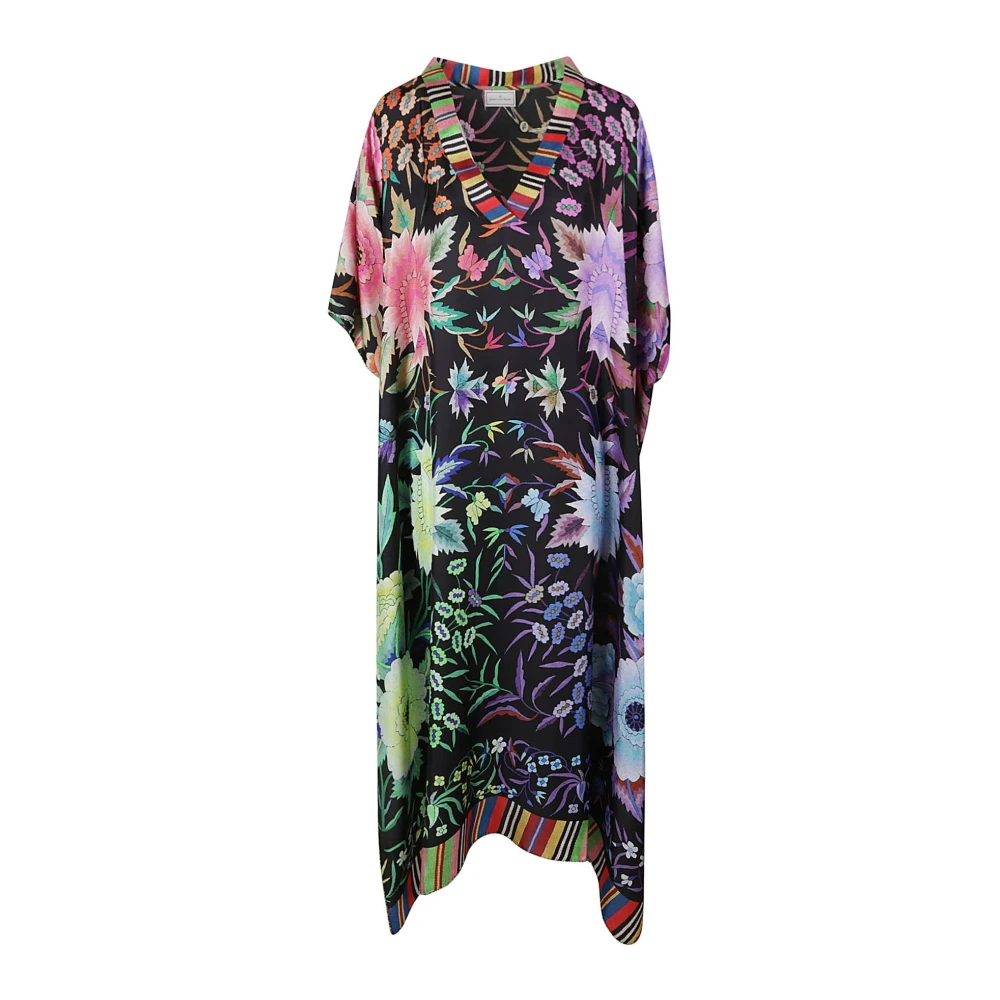 Pierre-Louis Mascia Lång Kaftan Klänning Multicolor, Dam