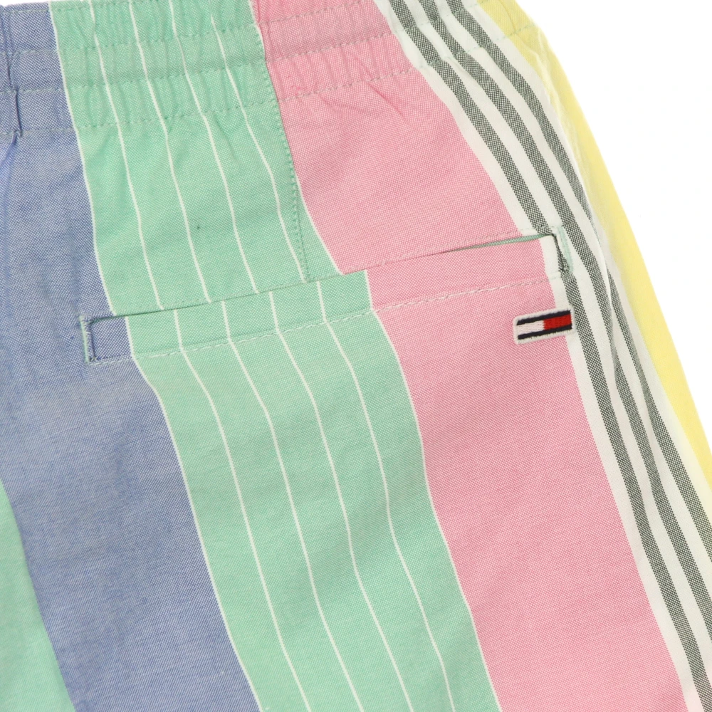 Tommy Hilfiger Gestreepte romantische roze herenshorts Multicolor Heren