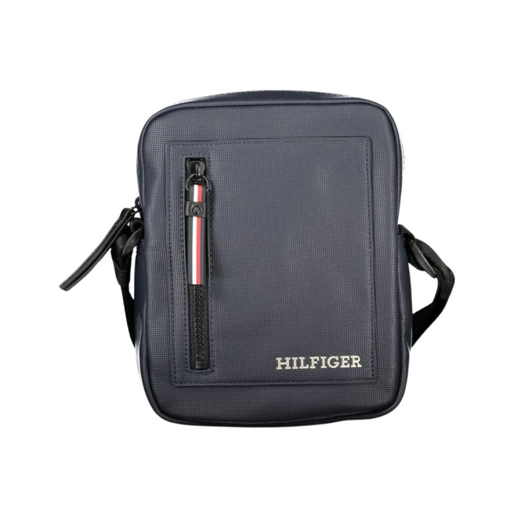 Tommy Hilfiger Men's Blue Polyethylene Shoulder Bag