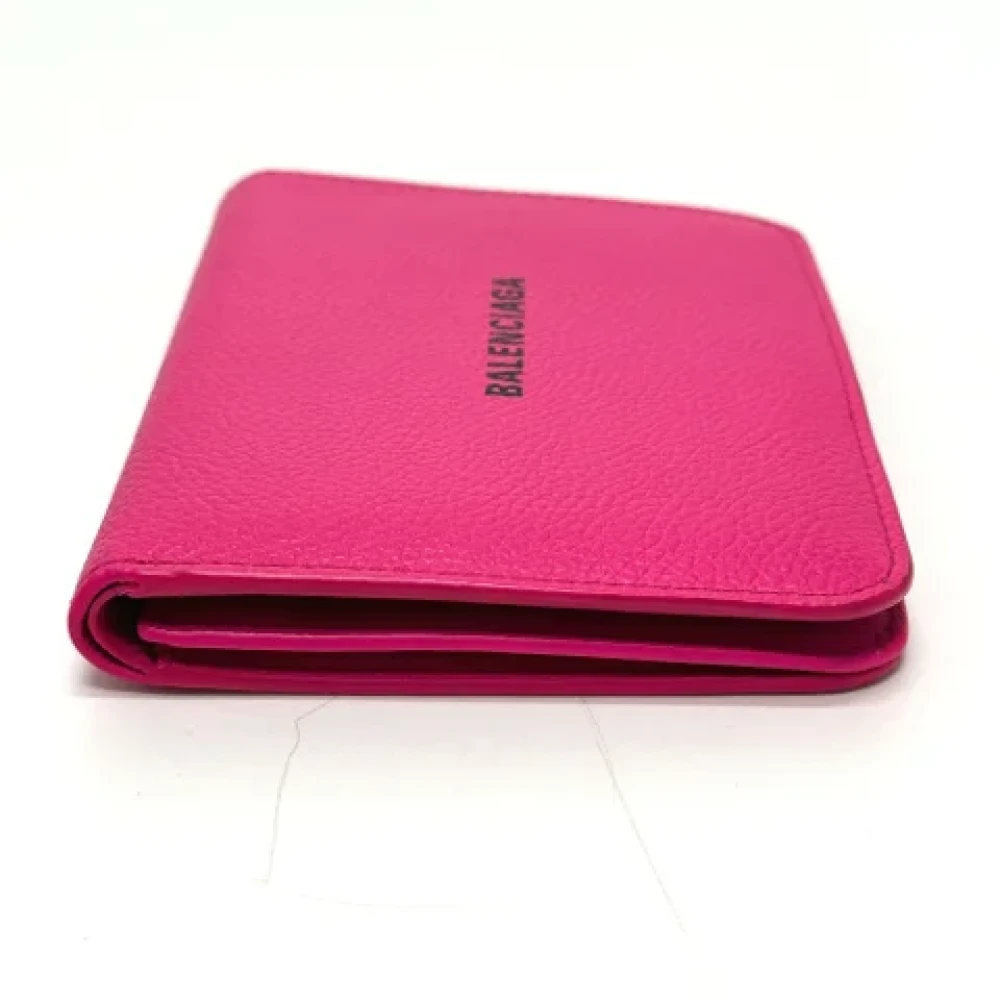 Balenciaga Vintage Pre-owned Leather wallets Pink Dames