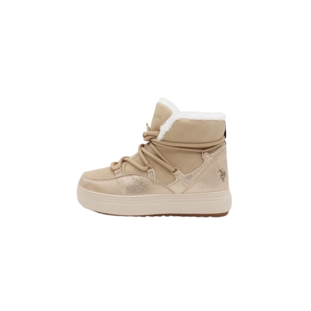 U.s. Polo Assn. Damen Beige Schuhe, 41 Eugröße: